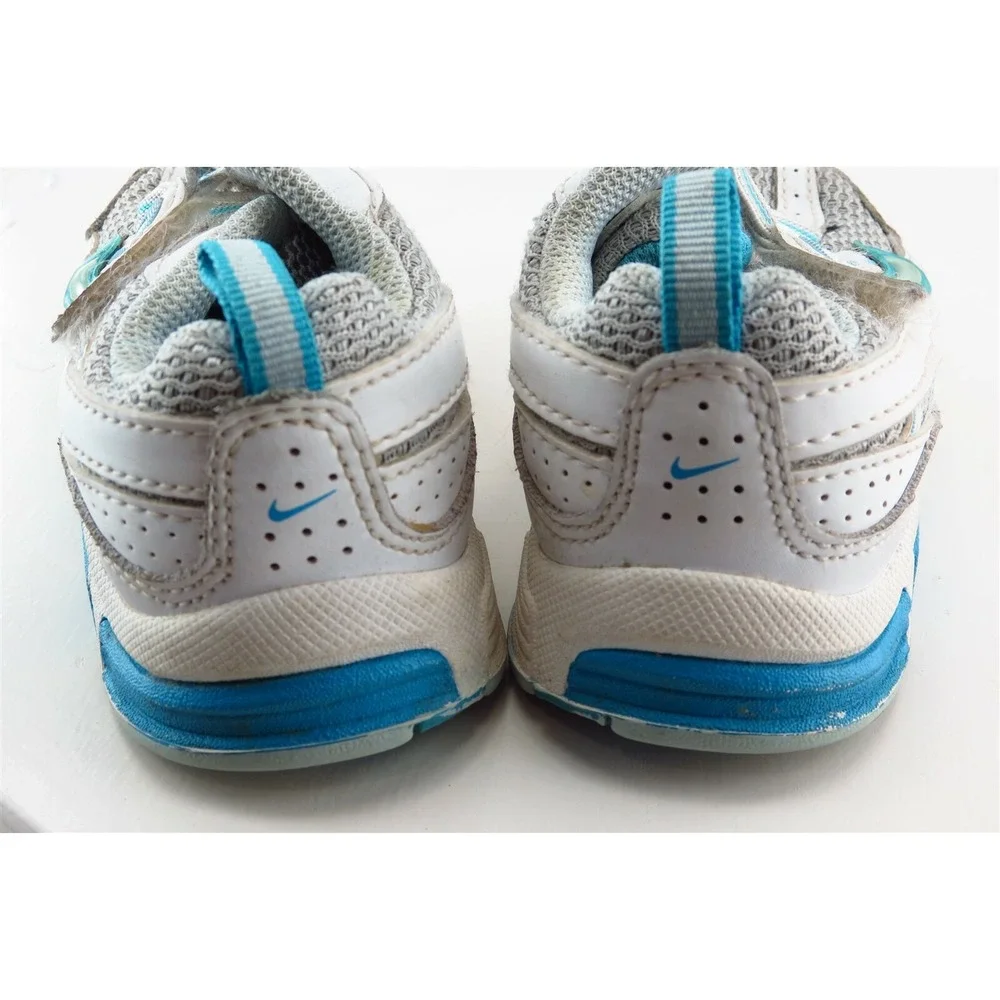 Nike Toddler Girls Athletic Size 6 White‎ Synthetic Lightweight Running Shoe
